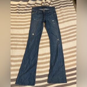 Rock & Republic  Kasandra Dark Blue Flare Jeans size 27/34